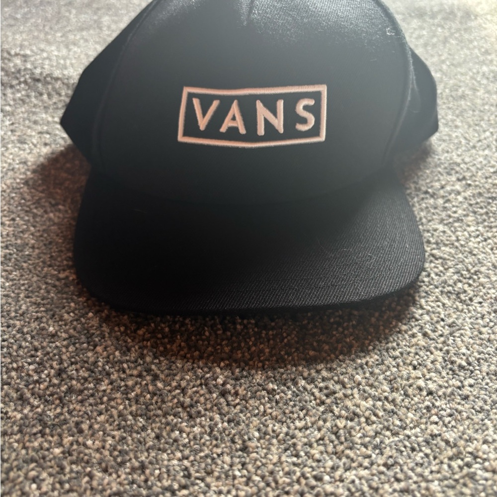 NWT Vans Classic Black Snapback Hat